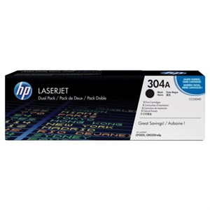 Картридж лазерный HP (CC530AD) CLJ CP2025/CM2320, №304A, черный, КОМПЛЕКТ 2 шт., оригинальный, ресурс 2х3500 страниц - фото 2656184