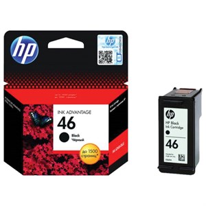 Картридж струйный HP (CZ637AE) DeskJet Ink Advantage 2020hc/2520hc, №46, черный, оригинальный, ресурс 1500 стр. - фото 2656188