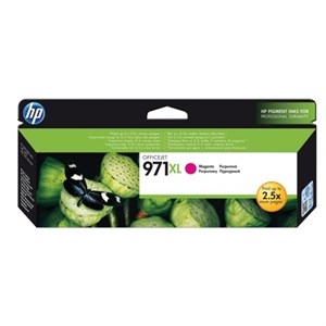 Картридж струйный HP (CN627AE) OfficeJet Pro X576/476/451/551, №971XL, пурпурный, оригинальный, ресурс 6600 страниц - фото 2656191