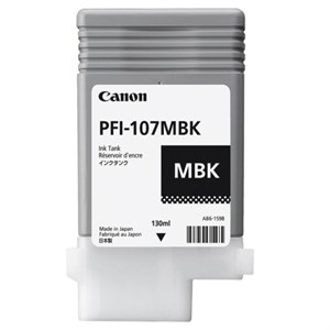 Картридж струйный CANON (PFI-107MBK) PF680/685/780/785, матовый, черный, оригинальный, 130 мл, 6704B001 - фото 2656273