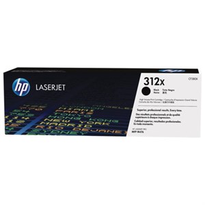 Картридж лазерный HP (CF380X) LaserJet Pro M476dn/476dw/476nw, №312X, черный, оригинальный, ресурс 4400 страниц - фото 2656314