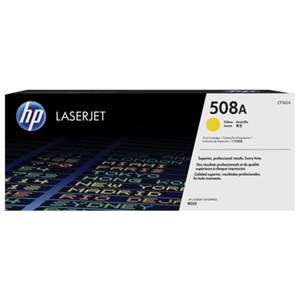 Картридж лазерный HP (CF362A) LaserJet Pro M552/M553, №508A, желтый, оригинальный, ресурс 5000 страниц - фото 2656353