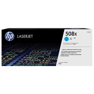 Картридж лазерный HP (CF361X) LaserJet Pro M552/M553, №508X, голубой, оригинальный, ресурс 9500 страниц - фото 2656358