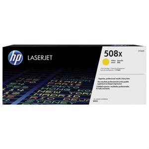 Картридж лазерный HP (CF362X) LaserJet Pro M552/M553, №508X, желтый, оригинальный, ресурс 9500 страниц - фото 2656359