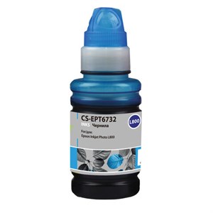 Чернила CACTUS (CS-EPT6732) для СНПЧ EPSON L800/L810/L850/L1800, голубые, 0,1 л - фото 2656531