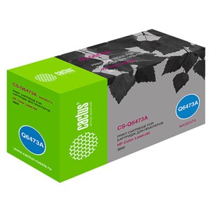 Картридж лазерный CACTUS (CS-Q6473A) для HP ColorLaserJet 3600N/3600DN/3800N, пурпурный, ресурс 4000 страниц - фото 2657232