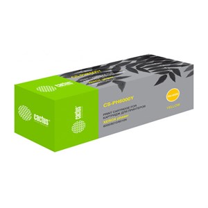 Картридж лазерный CACTUS (CS-PH6000Y) для XEROX Phaser 6000/6010N, желтый, ресурс 1000 стр. - фото 2657285
