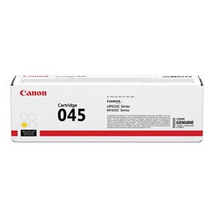 Картридж лазерный CANON (045Y) MF635/633/631/LBP 611/613, желтый, ресурс 1300 стр., оригинальный, 1239C002 - фото 2657782