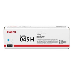 Картридж лазерный CANON (045HC) MF635/633/631/LBP 611/613, голубой, ресурс 2200 стр., оригинальный, 1245C002 - фото 2657785