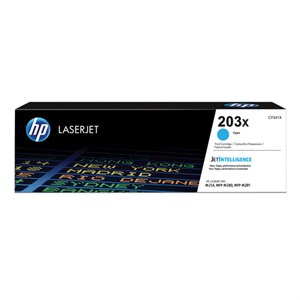 Картридж лазерный HP (CF541X) LaserJet Pro M254/M280/M281, №203X, голубой, оригинальный, ресурс 2500 страниц - фото 2657810