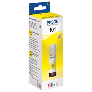 Чернила EPSON 101 (T03V44) для СНПЧ L4150/ L4160/ L6160/ L6170/ L6190, желтые, ОРИГИНАЛЬНЫЕ, C13T03V44A - фото 2657908