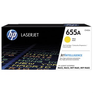 Картридж лазерный HP (CF452A) Color LJ M652dn/M653dn/M681dh, №655A, желтый, оригинальный, ресурс 10500 страниц - фото 2657985