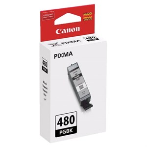 Картридж струйный CANON (PGI-480PGBK), для PIXMA TS704/TS6140, пигмент черный, ресурс 200 страниц, 2077C001 - фото 2658064