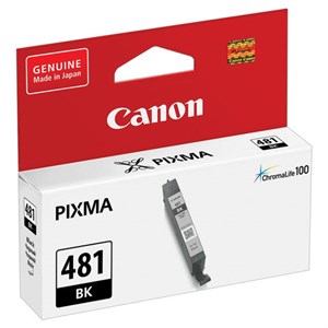 Картридж струйный CANON (CLI-481BK) для PIXMA TS704 / TS6140, черный, ресурс 1478 страниц, оригинальный, 2101C001 - фото 2658066