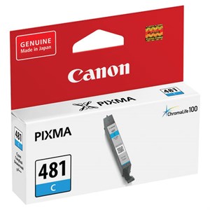Картридж струйный CANON (CLI-481C) для PIXMA TS704/TS6140, голубой, ресурс 257 страниц, оригинальный, 2098C001 - фото 2658067