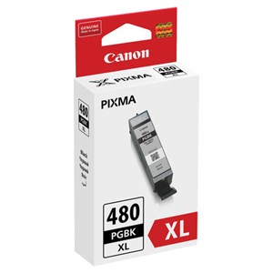 Картридж струйный CANON (PGI-480PGBK XL) для PIXMA TS704 / TS6140, пигмент черный, ресурс 400 страниц, оригинальный, 2023C001 - фото 2658072