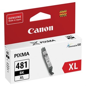 Картридж струйный CANON (CLI-481BK XL) для PIXMA TS704/TS6140, черный, ресурс 3998 страниц, оригинальный, 2047C001 - фото 2658073