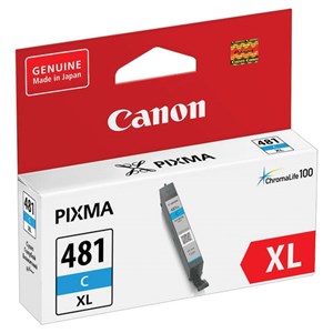 Картридж струйный CANON (CLI-481C XL) для PIXMA TS704 / TS6140, голубой, ресурс 515 страниц, оригинальный, 2044C001 - фото 2658075