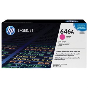 Картридж лазерный HP (CF033A) ColorLaserJet CM4540, №646A, пурпурный, оригинальный, ресурс 12 500 страниц - фото 2658502