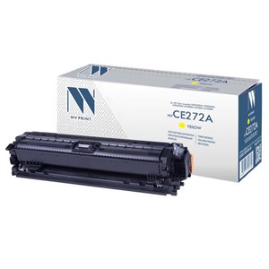 Картридж лазерный NV PRINT (NV-CE272A) для HP CP5525dn/CP5525n/M750dn/M750n, желтый, ресурс 15000 страниц - фото 2658512