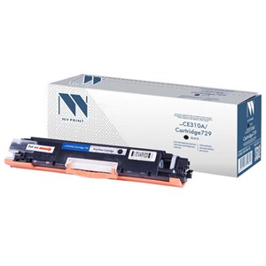 Картридж лазерный NV PRINT (NV-CE310A/729Bk) для HP M175nw/CP1025nw/CANON LBP7010C, черный, ресурс 1200 страниц - фото 2658514