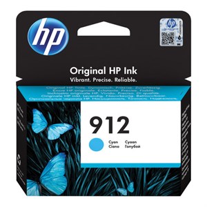 Картридж струйный HP (3YL77AE) для HP OfficeJet Pro 8023, №912 голубой, ресурс 315 страниц, оригинальный - фото 2658590
