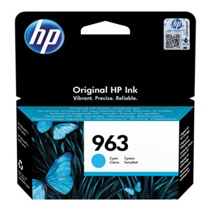 Картридж струйный HP (3JA23AE) для HP OfficeJet Pro 9010/9013/9020/9023, №963 голубой, ресурс 700 страниц - фото 2658600