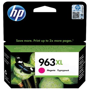 Картридж струйный HP (3JA28AE) для HP OfficeJet Pro 9010/9013/9020/9023, №963XL пурпурный, ресурс 1600 страниц - фото 2658605