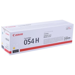 Картридж лазерный CANON (054HY) для i-SENSYS LBP621Cw/MF641Cw/645Cx, желтый, ресурс 2300 страниц, оригинальный, 3025C002 - фото 2658617