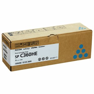 Картридж лазерный RICOH (SP C360HE) для Ricoh SP C360SFNw/C361SFNw, голубой, оригинальный, ресурс 6000 страниц, 408185 - фото 2658702