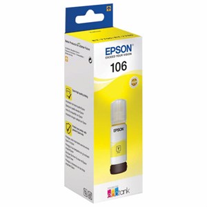 Чернила EPSON 106 (C13T00R440) для СНПЧ L7160/L7180, желтые, ОРИГИНАЛЬНЫЕ - фото 2658709