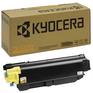 Тонер-картридж KYOCERA (TK-5270Y) M6230cidn/M6630cidn/P6230cdn, желтый, оригинальный, ресурс 6000 страниц, 1T02TVANL0 - фото 2658873