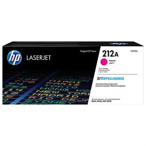 Картридж лазерный HP (W2123A) Color LaserJet M554/M555, №212A, пурпурный, оригинальный, ресурс 4500 страниц - фото 2659011