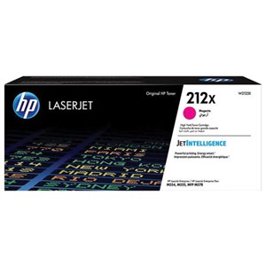 Картридж лазерный HP (W2123X) Color LaserJet M554/M555, №212X, пурпурный, оригинальный, ресурс 10 000 страниц - фото 2659017