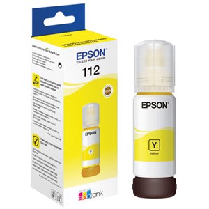 Чернила EPSON 112 (C13T06C44A) для СНПЧ EPSON L11160 /L15150 /L15160 /L6550/L6570, желтые, ОРИГИНАЛЬНЫЕ - фото 2659081