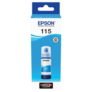 Чернила EPSON 115 (C13T07D24A) для СНПЧ L8160/L8180, голубые, объем 70 мл, ОРИГИНАЛЬНЫЕ - фото 2659203