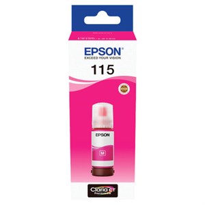 Чернила EPSON 115 (C13T07D34A) для СНПЧ L8160/L8180, пурпурные, объем 70 мл, ОРИГИНАЛЬНЫЕ - фото 2659204