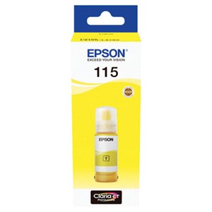 Чернила EPSON 115 (C13T07D44A) для СНПЧ L8160/L8180, желтые, объем 70 мл, ОРИГИНАЛЬНЫЕ - фото 2659205