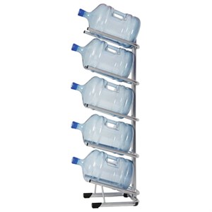 Стеллаж для хранения воды HOT FROST, для 5 бутылей, металл, серебристый, 251000502 - фото 2669601
