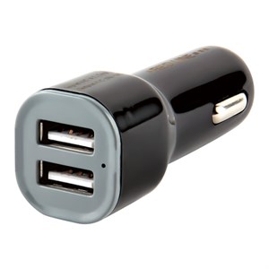 Зарядное устройство автомобильное RED LINE AC-1A, 2 порта USB, выходный ток 1А, черное, УТ000010345 - фото 2669744