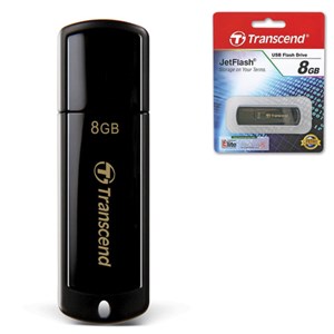Флеш-диск 8 GB, TRANSCEND Jet Flash 350, USB 2.0, черный, TS8GJF350 - фото 2673877