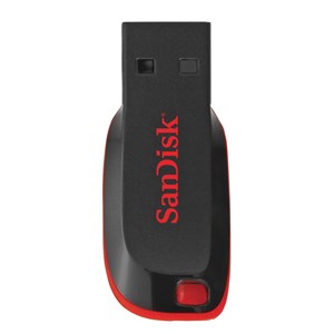 Флеш-диск 16 GB, SANDISK Cruzer Blade, USB 2.0, черный, SDCZ50-016G-B35 - фото 2674253