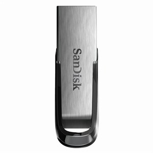 Флеш-диск 32 GB, SANDISK Ultra Flair, USB 3.0, металлический корпус, серебристый/черный, SDCZ73-032G-G46 - фото 2674811