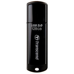 Флеш-диск 128 GB TRANSCEND Jetflash 700 USB 3.0, черный, TS128GJF700 - фото 2675693