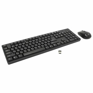 Набор беспроводной DEFENDER #1 C-915, USB, клавиатура, мышь 3 кнопки+1 колесо-кнопка, черный, 45915 - фото 2675990