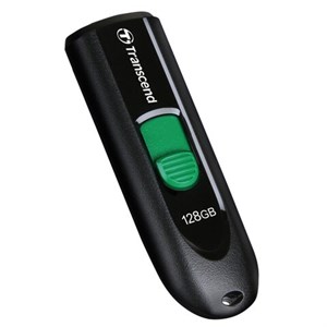 Флеш-диск 128GB TRANSCEND JetFlash 790C, разъем USB Type-С, черный/зеленый, TS128GJF790C - фото 2676433