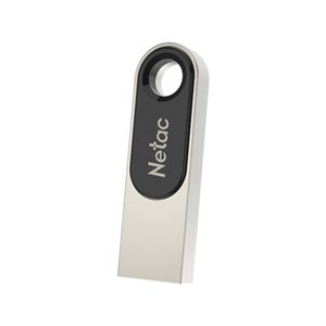 Флеш-диск 64 GB NETAC U278, USB 2.0, металлический корпус, серебристый/черный, NT03U278N-064G-20PN - фото 2676676