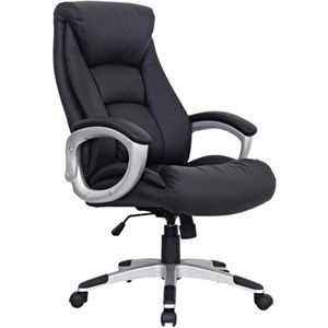 Кресло из натуральной кожи BRABIX "Grand EX-500", черное, 530861 - фото 2677499