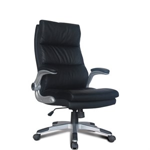 Кресло офисное BRABIX "Fregat EX-510", рециклированная кожа, черное, 530863 - фото 2677507