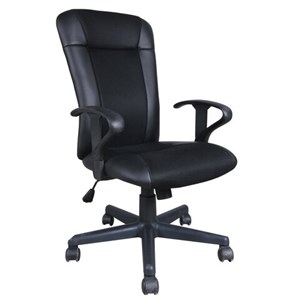 Кресло BRABIX "Optima MG-370", с подлокотниками, экокожа/ткань, черное, 531580 - фото 2679095